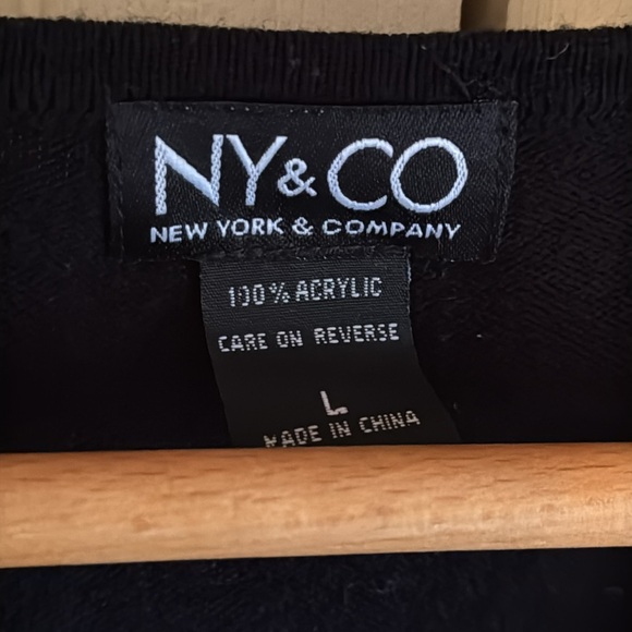 NYN Company, black sweater with sequence - Picture 2 of 5